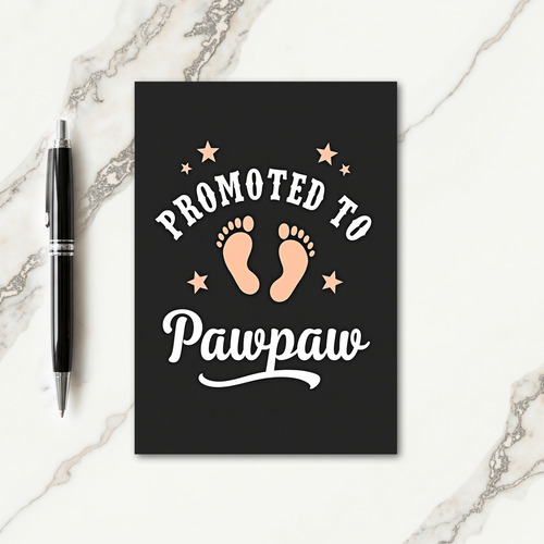 Sweet Pawpaw To Be Card