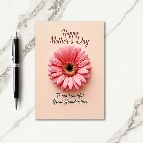 Sweet Peach Mothers Day Bloom Card