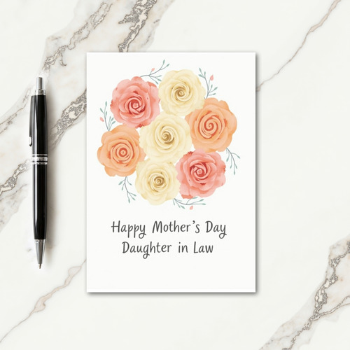 Sweet Peach Mothers Day Card