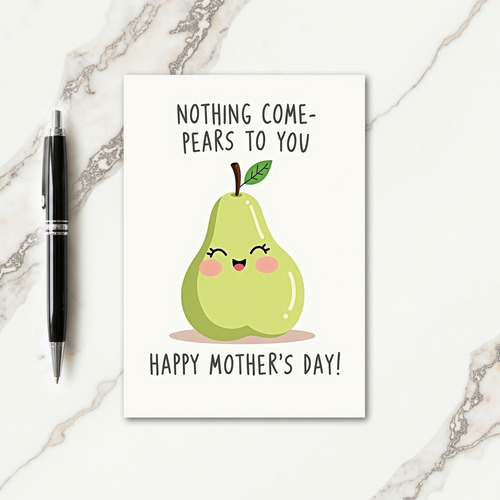 Sweet Pear Mothers Day Card