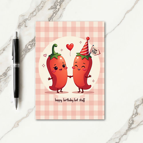 Sweet Pepper Birthday Card