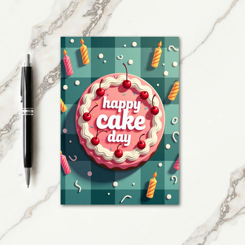 Sweet Pink Berry Birthday Card