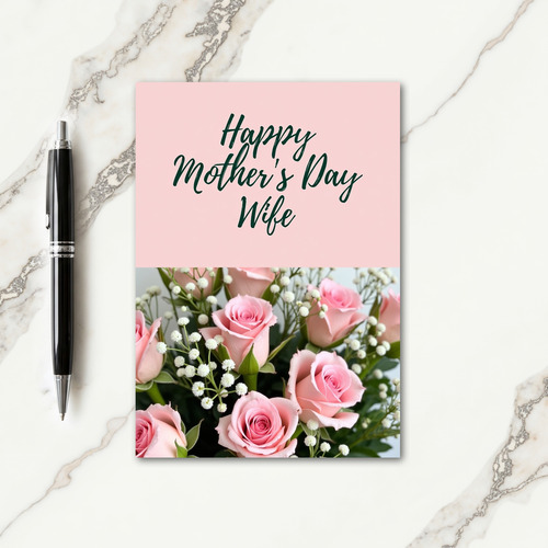 Sweet Pink Blossom Mothers Card