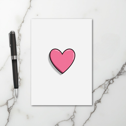 Sweet Pink Heart Card