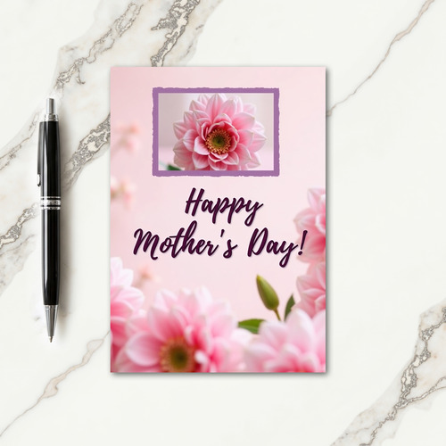Sweet Pink Mothers Day Card