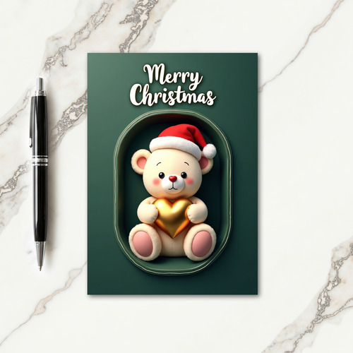 Sweet Plush Christmas Card