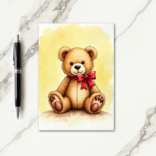 Sweet Plush Friend Mothers Day Card