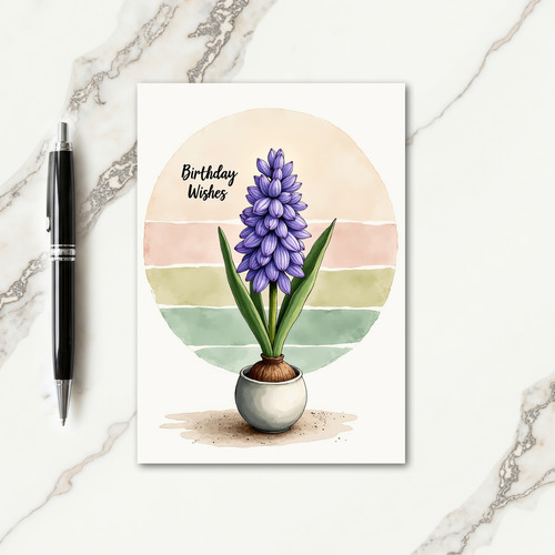 Sweet Potted Bloom Birthday Card