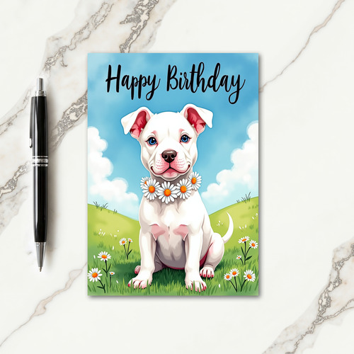Sweet Pup Birthday Card