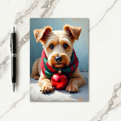 Sweet Pup Ornament Card