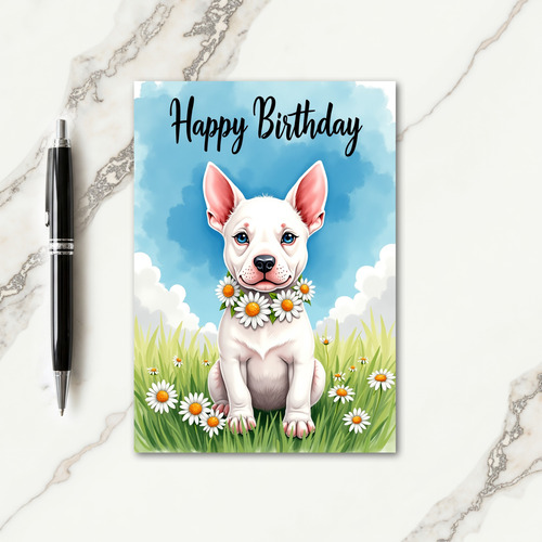 Sweet Puppy Birthday Card