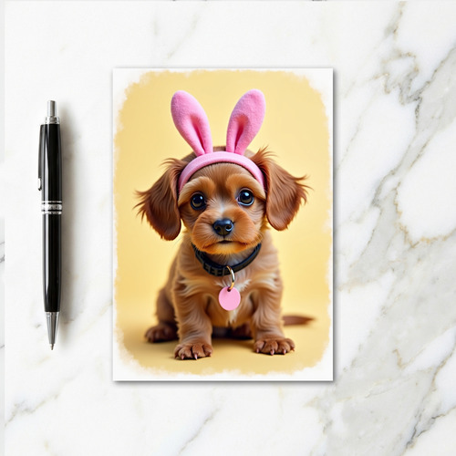 Sweet Puppy Portrait Card
