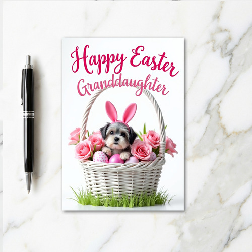 Sweet Puppy Spring Card