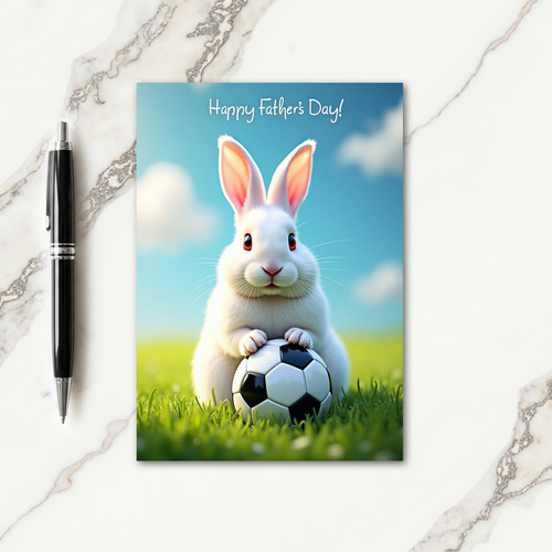 Sweet Rabbit Fathers Day Card