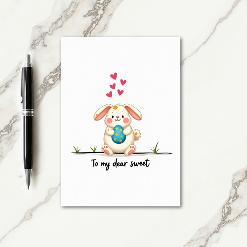 Sweet Rabbit Friend Card