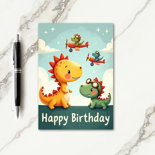 Sweet Reptile Birthday Card