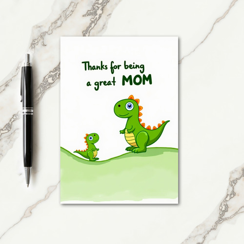 Sweet Reptile Mothers Day Card