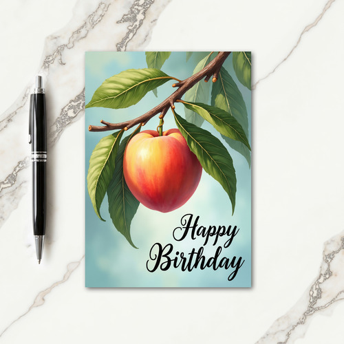 Sweet Ripe Fruit Birthday Card