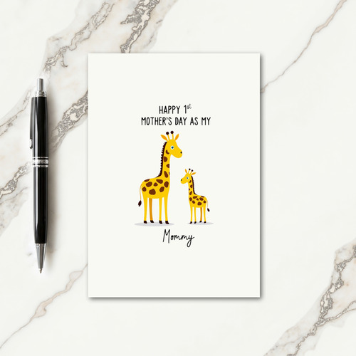 Sweet Savanna Motherhood Card