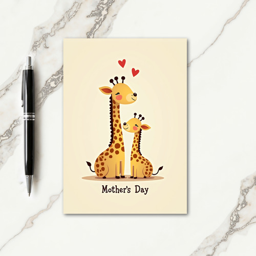 Sweet Savanna Mothers Day Card