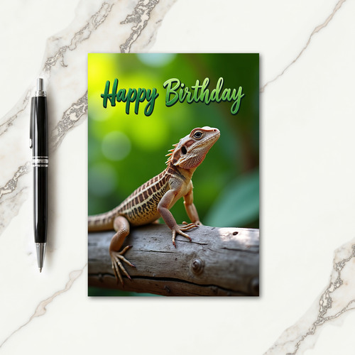 Sweet Scaled Birthday Card