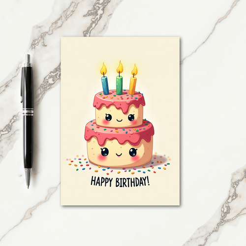 Sweet Sculpted Birthday Card