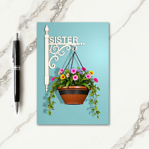 Sweet Sisters Day Blooms Card