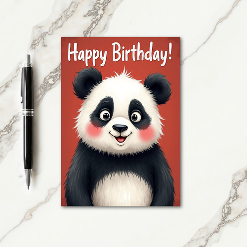Sweet Smiling Birthday Card