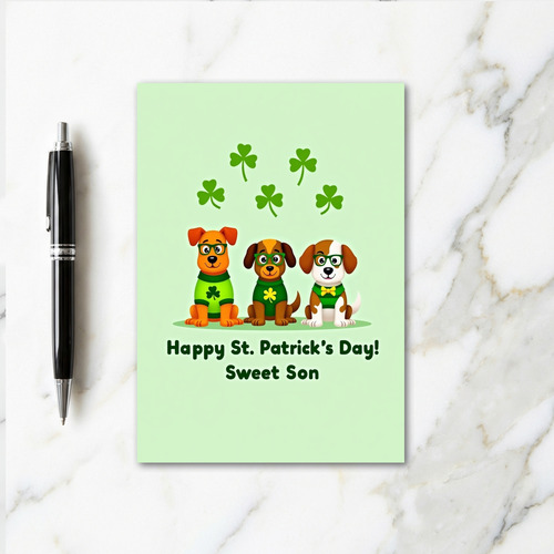 Sweet Son St Patricks Day Card