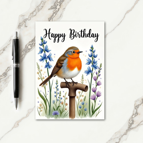 Sweet Songbird Birthday Card