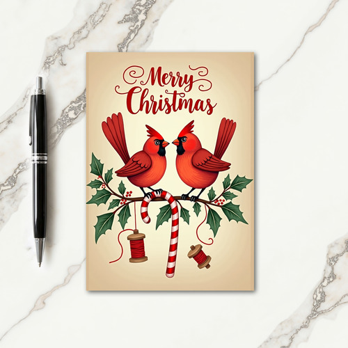 Sweet Songbird Christmas Card
