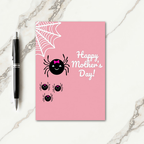 Sweet Spiders Mothers Day Card