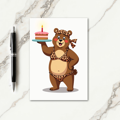Sweet Spotted Bear Card