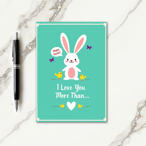 Sweet Spring Animal Love Card