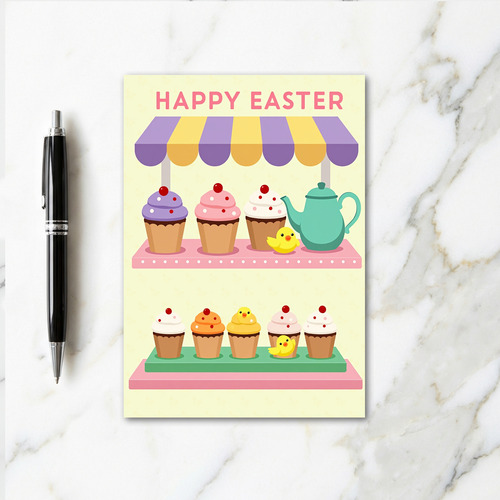 Sweet Spring Cakes Greeting Card