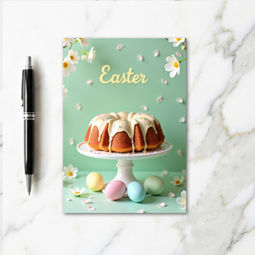 Sweet Spring Celebration Cake Card