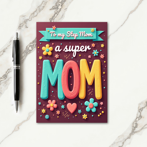 Sweet Step Moms Day Candy Card