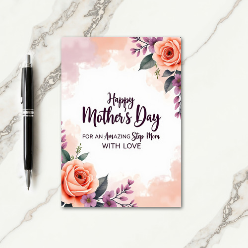 Sweet Step Moms Day Card