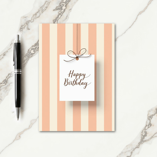 Sweet String Birthday Card