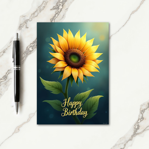 Sweet Sunflower Bloom Card