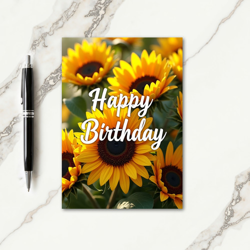Sweet Sunlit Birthday Card