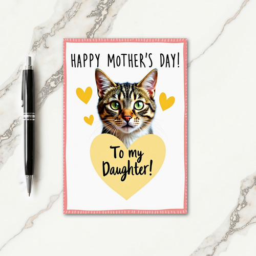 Sweet Tabby Mothers Day Card