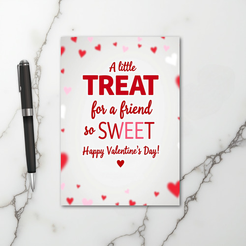 Sweet Treat For A Valentine Friend Card