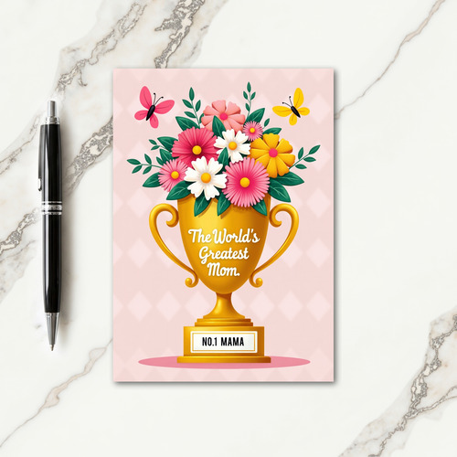 Sweet Trophy Mothers Day Card