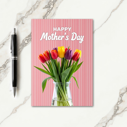 Sweet Tulip Mothers Day Card
