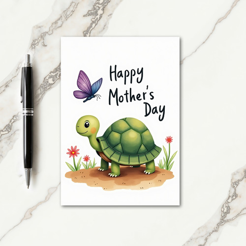 Sweet Turtle Mother Day Card