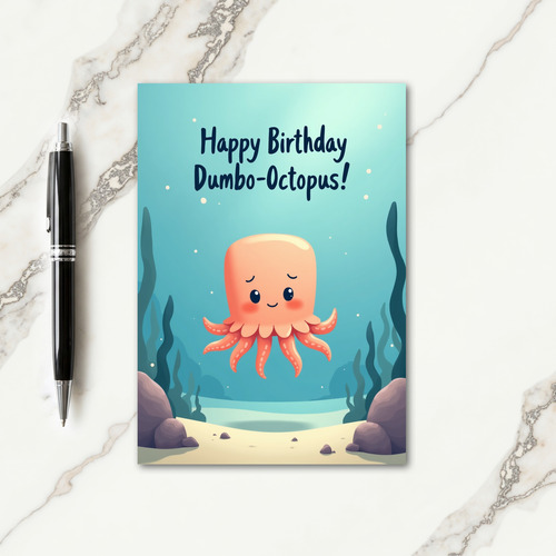 Sweet Underwater Birthday Card
