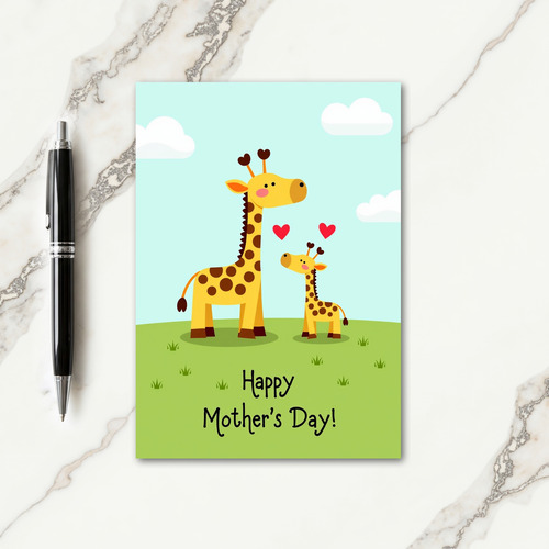 Sweet Ungulate Mothers Day Card