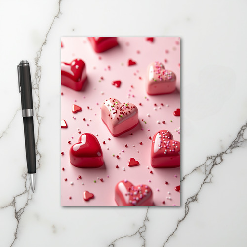 Sweet Valentine Hearts Card