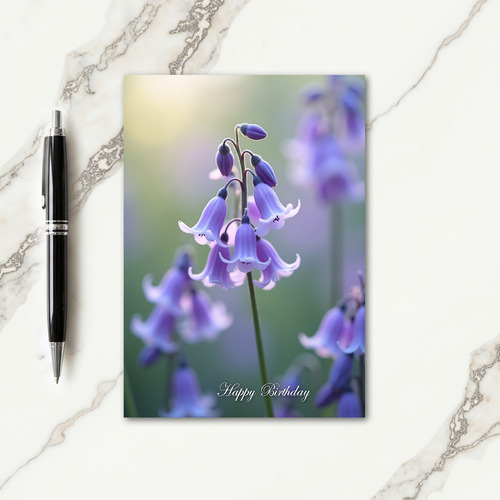 Sweet Violet Birthday Card